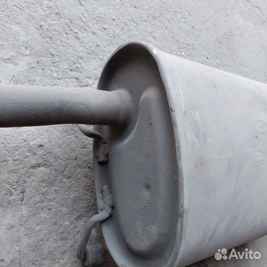 Глушитель hyundai accent задняя часть