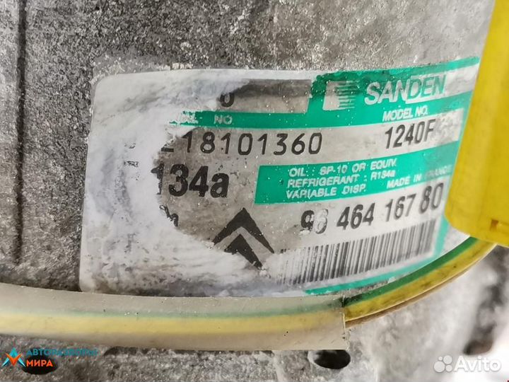 Компрессор кондиционера Citroen C3 Picasso 2004