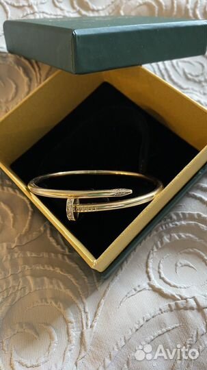 Золотой браслет гвоздь