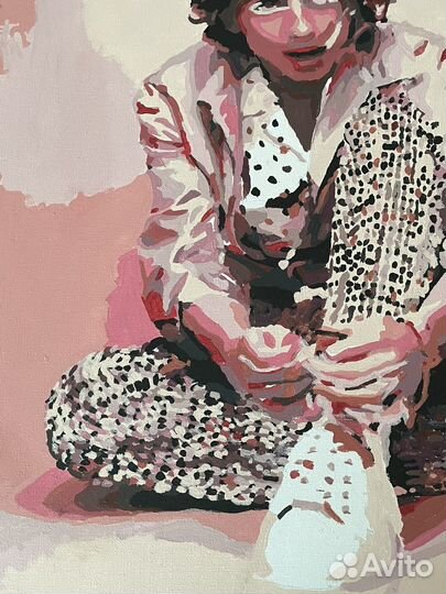 Раскрашенная картина по номерам