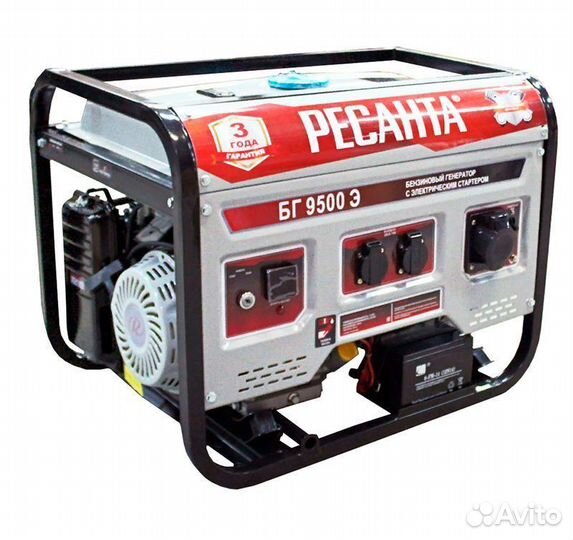 Электрогенератор бг 9500 Э Ресанта