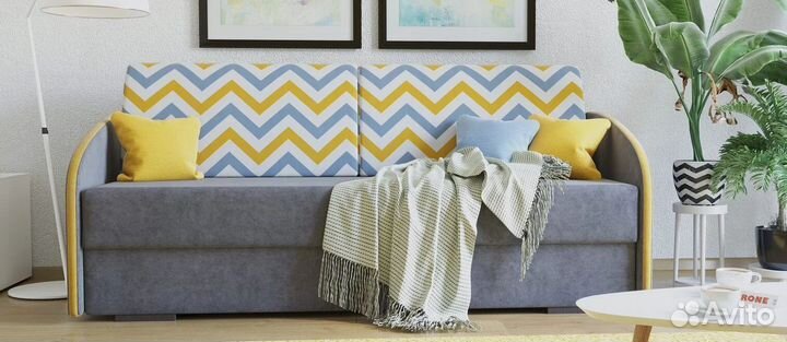 Диван прямой современный