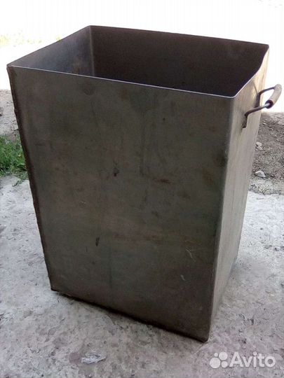 Бак из нержавейки 25,5 х 35 х 50 см