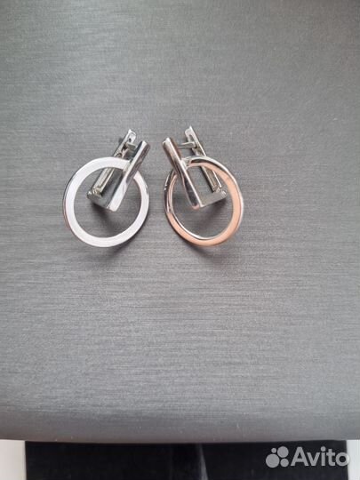 Серьги серебро