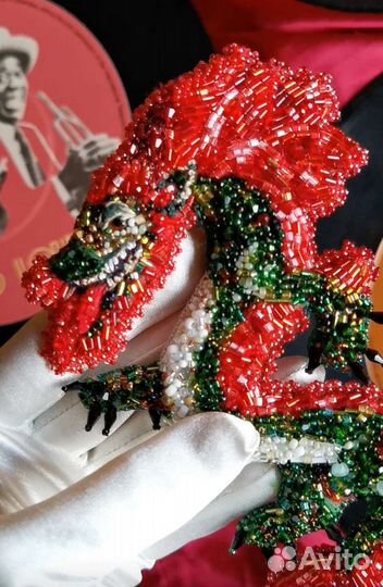 Брошь Огненный дракон