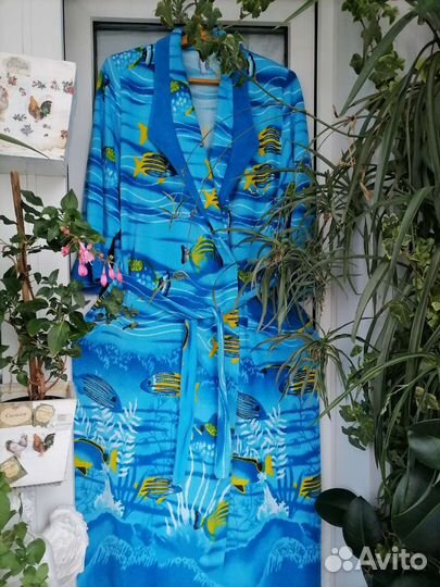 Халат женский махровый размер53-54