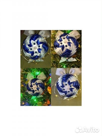 Ёлочная игрушка ручной работы