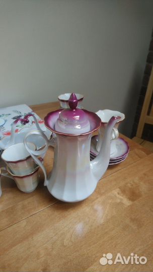 Кофейный сервиз коростенский фарфор