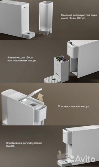 Кофемашина капсульная автоматическая Xiaomi