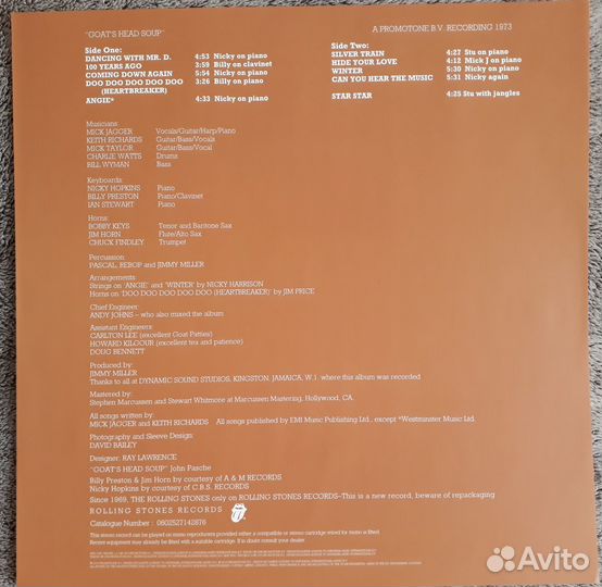 Винил The Rolling Stones 