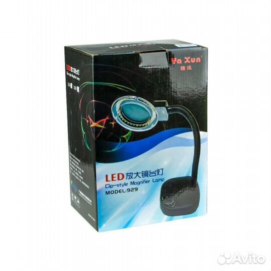 Лампа с лупой и подсветкой YX138A