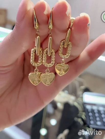 Серьги и подвеска