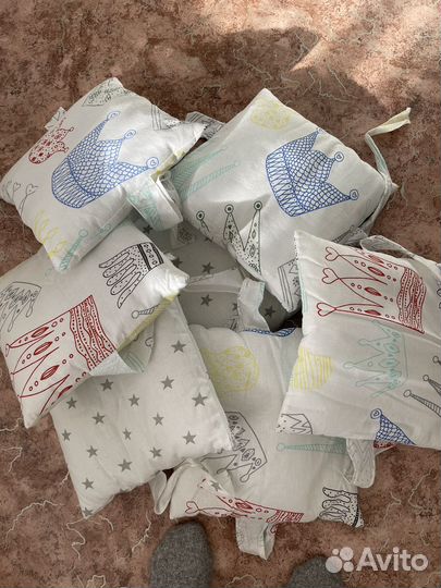 Бортики в детскую кроватку