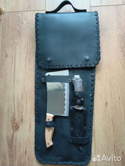 Шампура в колчане натуральная кожа