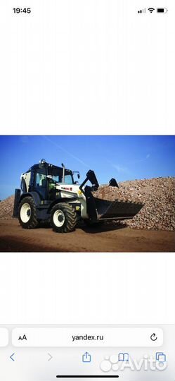 Аренда эксковатора погрузчика и самосвалов