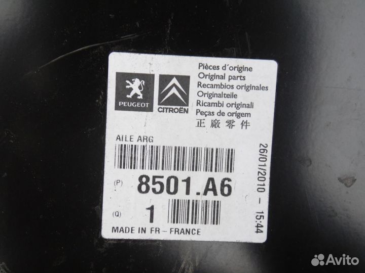 Крыло заднее левое боковина Пежо 307