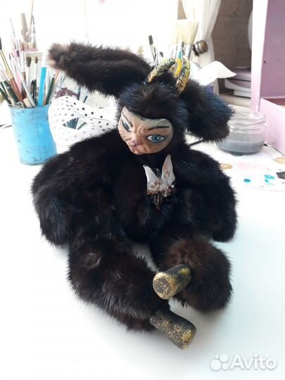 Текстильная игрушка. Оберег. Базарный чертик