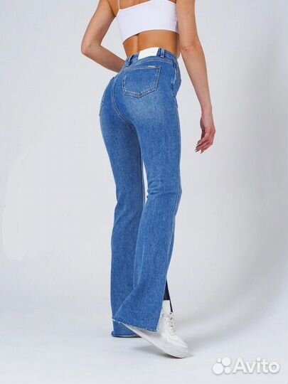 Джинсы клеш женские