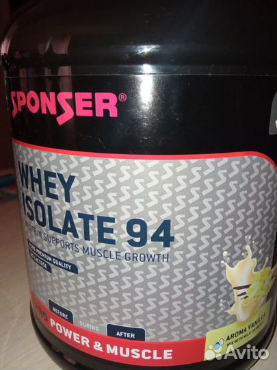 Протеин sponser whey isolate 94 850гр (ваниль)
