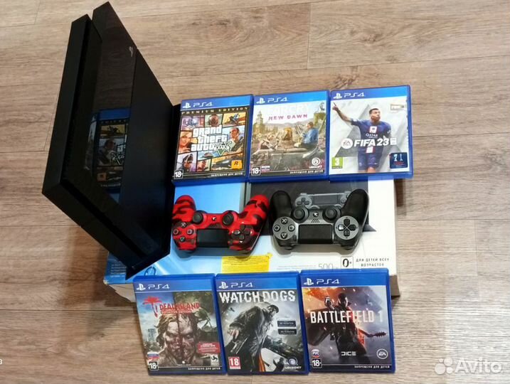 Игровая приставка ps4