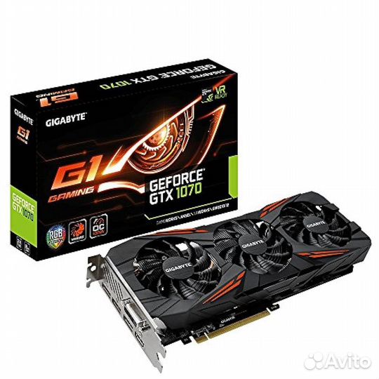 Видеокарта GTX 1070 8gb gigabyte