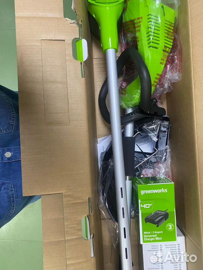 Триммер аккумуляторный Greenworks