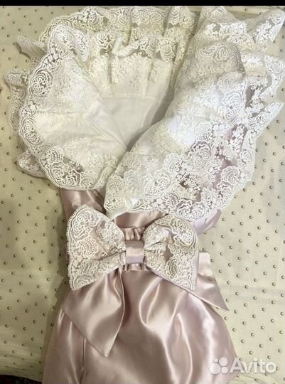 Конверт на выписку для девочки весна лето