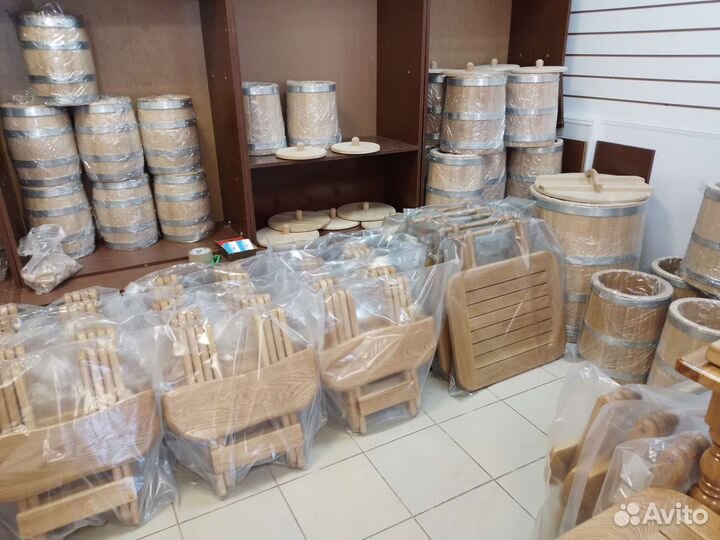 Бочки и кадки дубовые