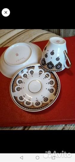 Чайные пары, трио кофейное 60-70-е