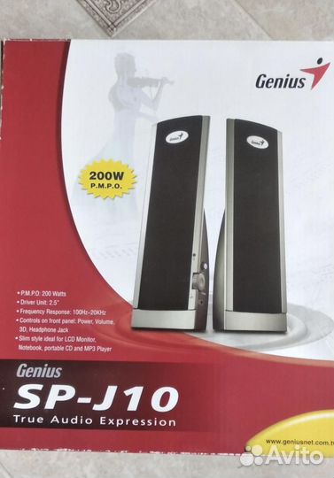 Компьютерные колонки Genius SP-J10