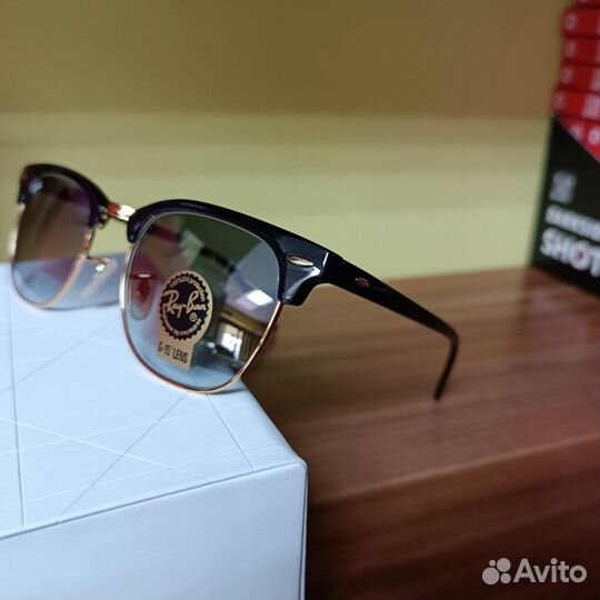 Солнцезащитные очки ray ban Clubmaster RB3016 W036