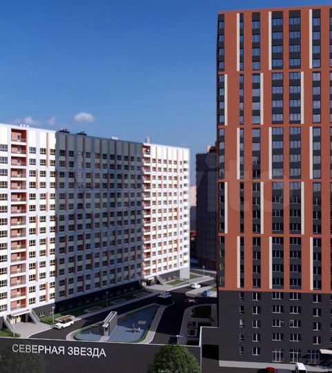 2-к. квартира, 58 м², 2/25 эт.