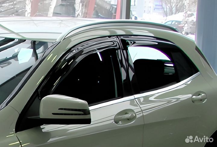 Дефлектор окон Peugeot 5008, 17, 4ч., темный