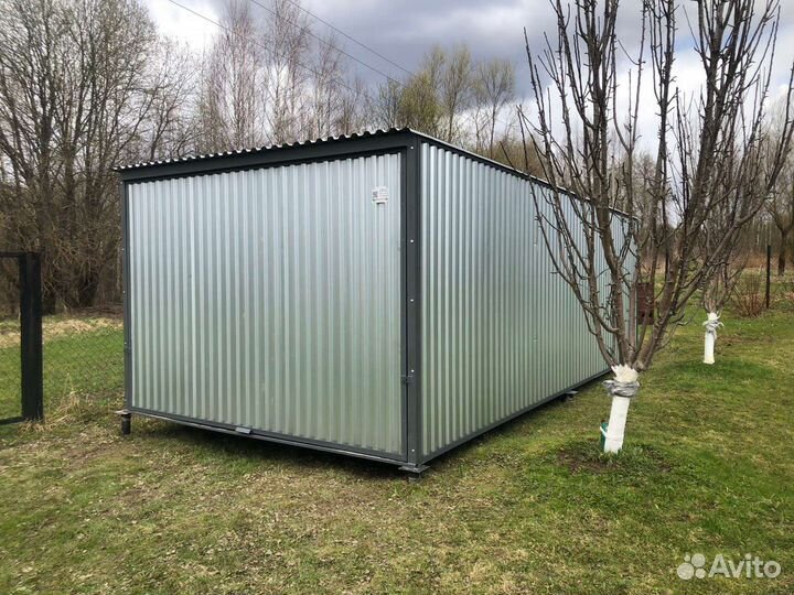 Металлический гараж пенал ракушка