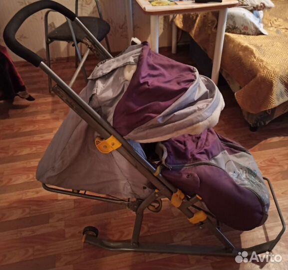 Санки с колесами