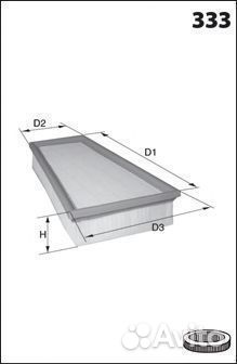 Воздушный фильтр ELP9063 mecafilter