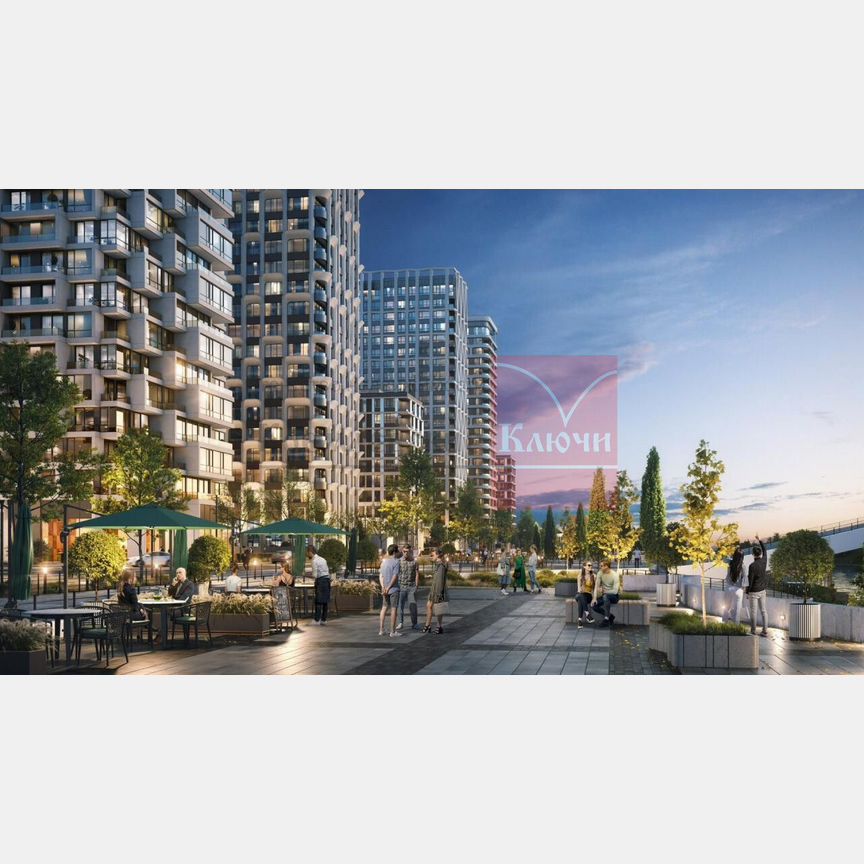 1-к. квартира, 43,4 м², 16/23 эт.