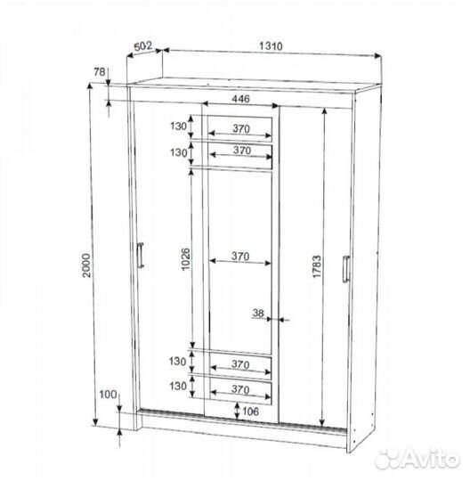 Шкаф-купе Бруно-5