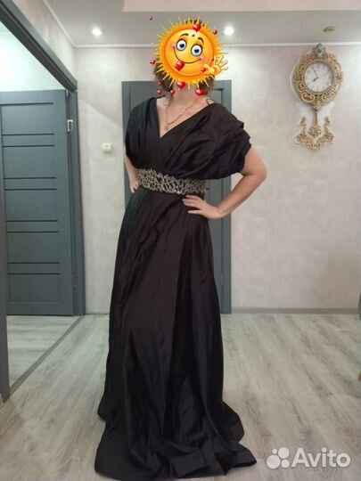 Вечернее платье в пол 50-52размер