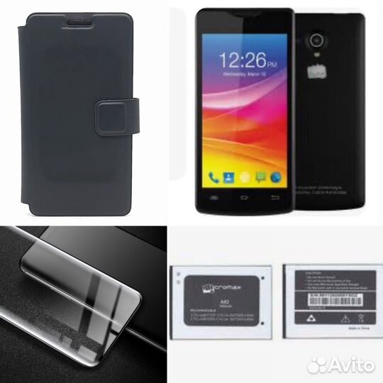 Телефон мобильный Смартфон Micromax Bolt D-340