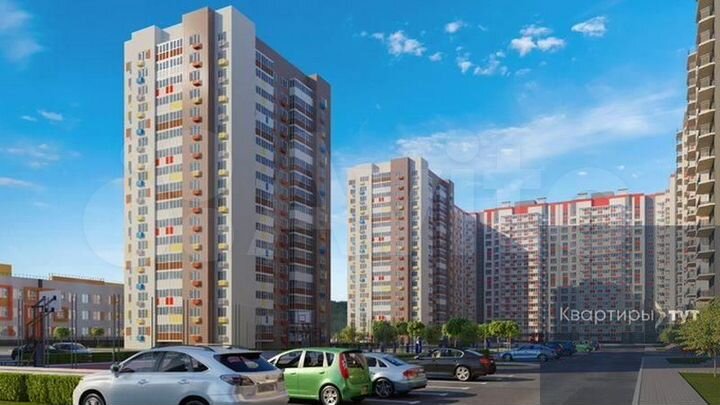 2-к. квартира, 61,5 м², 13/17 эт.