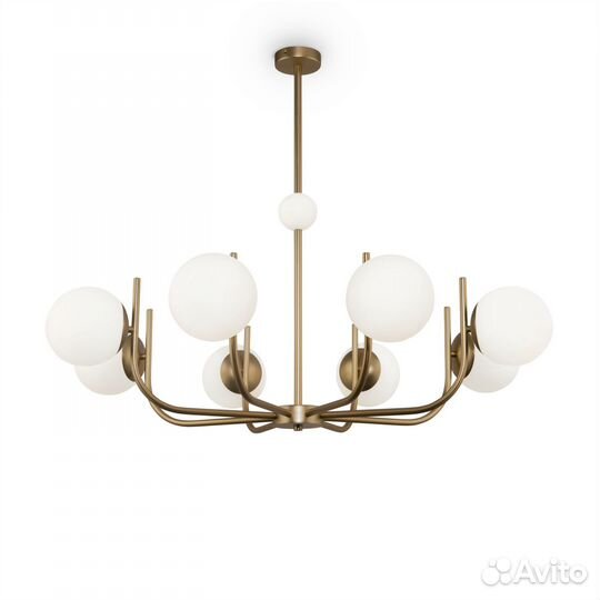 Люстра Maytoni металл и стекло в спальню модерн