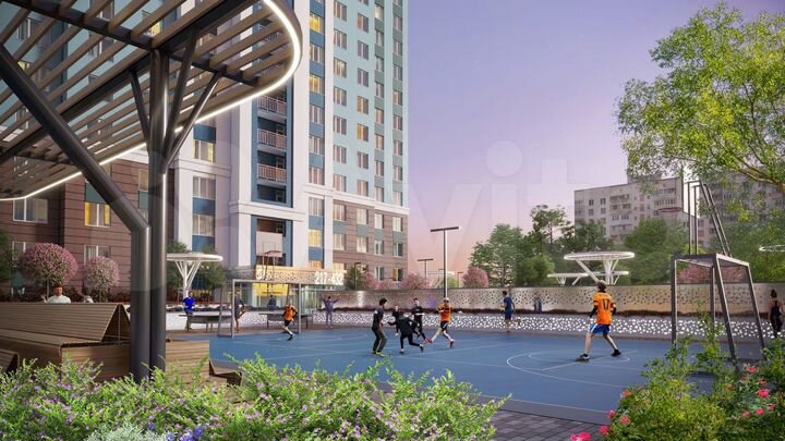 2-к. квартира, 64,8 м², 2/25 эт.