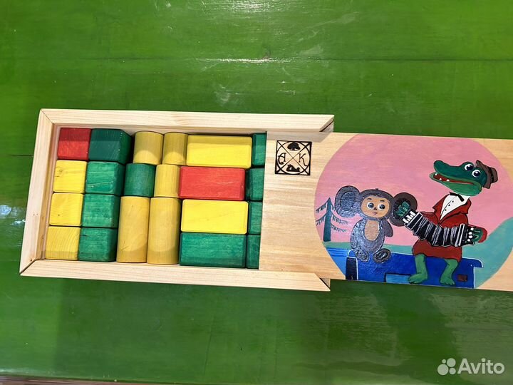 Детский деревянный конструктор «Чебурашка»