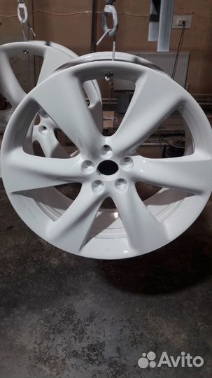 Пескоструйная обработка.Порошковая покраска дисков