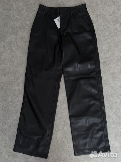 Брюки кожаные