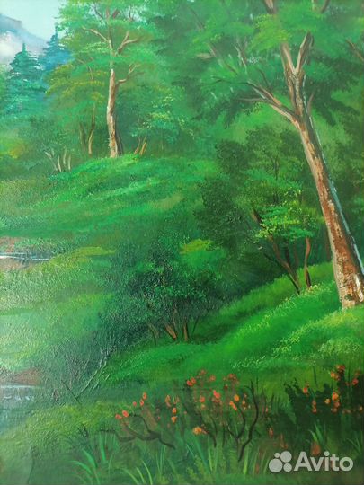 Старинная антикварная картина