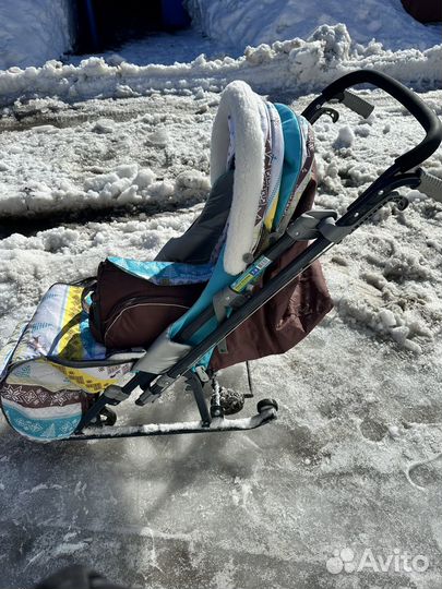 Коляска санки