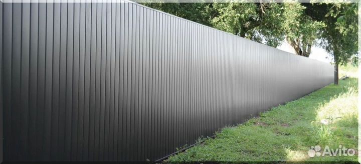 Забор из профнастила