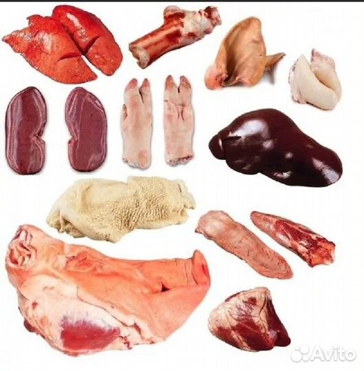 Субпродукты говяжьи и свиные нск